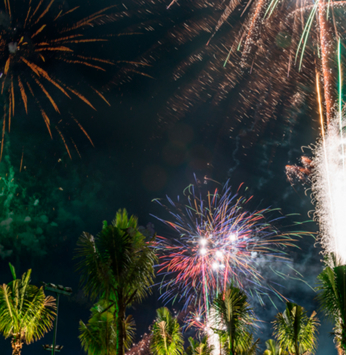 Réveillon é comemorado com grande festa no Ninho Verde I
